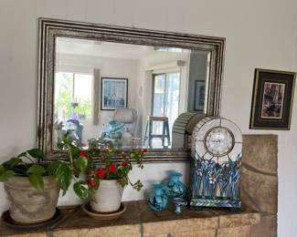 Portable electric fireplace