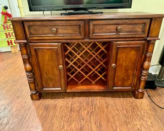 Item #1 - Buffet with storage and wine rack (or a great TV stand!) - $175