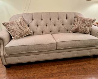 Item #3 - Flexsteel Sofa $400 (86 x 36 x 36) In excellent condition and is in a smoke/animal free home. Do the research on Flexsteel and you'll see this sofa will last!