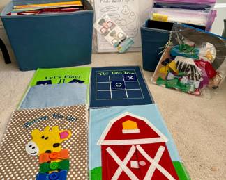 Quiet book materials, patterns and some pre-made pages!