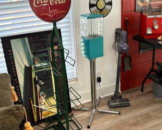 Rare Coca-Cola 55” store display for bittle cartons, double sidec sign