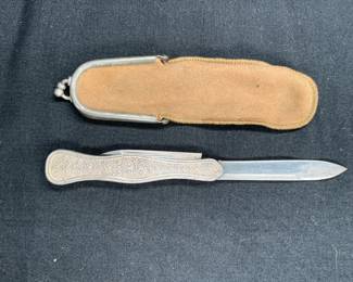 Victorian Sterling Silver Fruit Pairing Knife