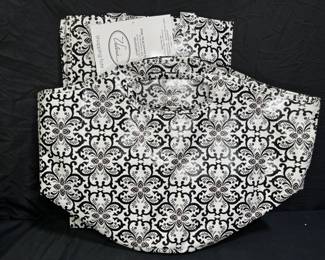 2 New Valerie Black Print Tote & Insulated Tote