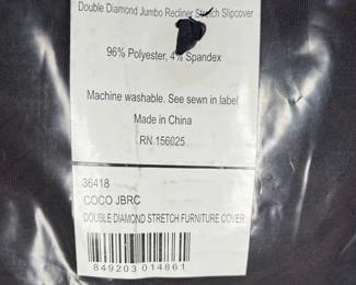 Double Diamond Stretch Recliner Slip Cover- Brown