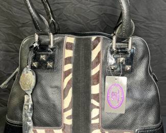 New with Tags Sharif Leather Shoulder Bag