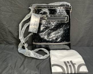 New with Tags Elite Models Black Shoulder Bag
