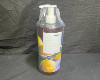 New Korres Basil Lemon Renewing Body Cleanser