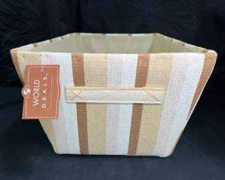 8 World Deals Canvas Storage Bins