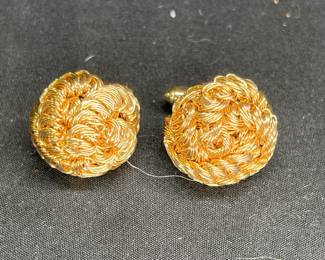 Gold Ball Knot Cufflinks