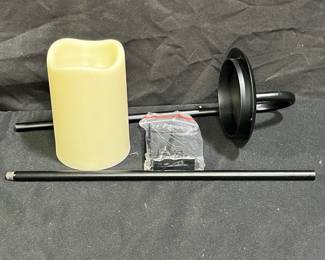 Wreath hanger With Timer & Flameless Candle