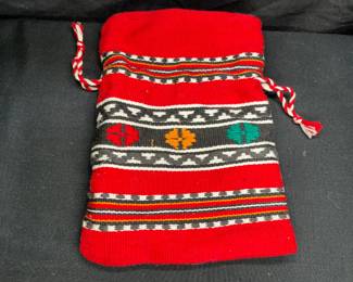 VTG Navajo Coral Sterling Squash Blossom Necklace