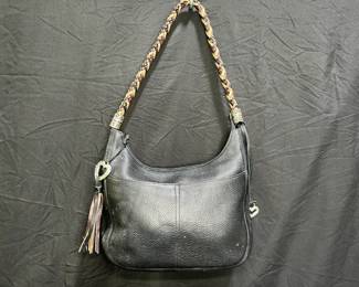 Brighton Barbados Zippered Hobo Shoulder Bag