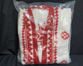 New in Package Red Nordic Snowflake Cuddle Wrap