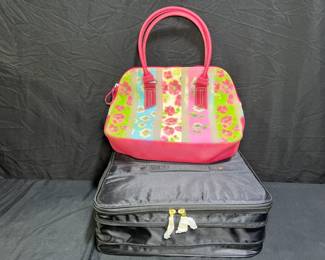 Lori Griener Travel Make Up Case & Pink Makeup Bag