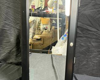 Lori Griener Spinning Mirrored Cosmetic Cabinet