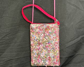 Bamboo Trading Company Sequin Clutch Bag