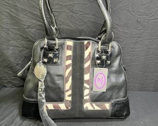 New with Tags Sharif Leather Shoulder Bag