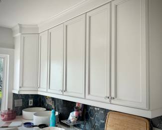 Entire kitchen - cabinets, island, countertops, sink, faucet, etc.