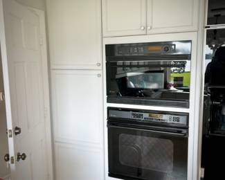 GE Monogram wall microwave and wall oven