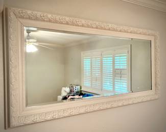 White wall mirror