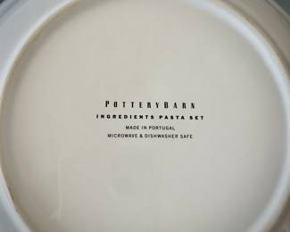 Pottery Barn "Ingredients Pasta Set" 