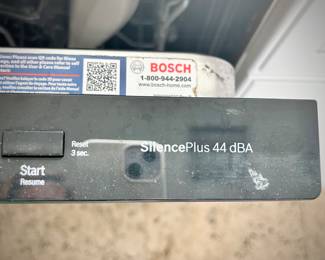 Bosch dishwasher SilencePlus 44 dBA