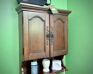 All bathroom light fixtures, mirrors, vanities, toilets, and medicine cabinets