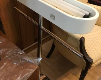 modern bathroom caddy and towel holder