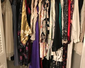 vintage lingerie, robes, nightgowns, slips, bras