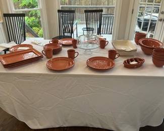 Pottery Barn everyday place settings and serving pieces