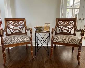 Living Room side chairs and table
