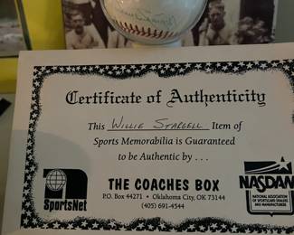 Willie Stargell Signed Baseball