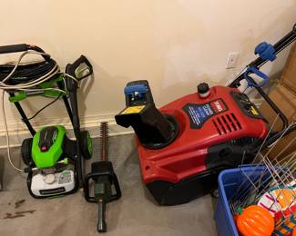 Snow Blower and Power Washer