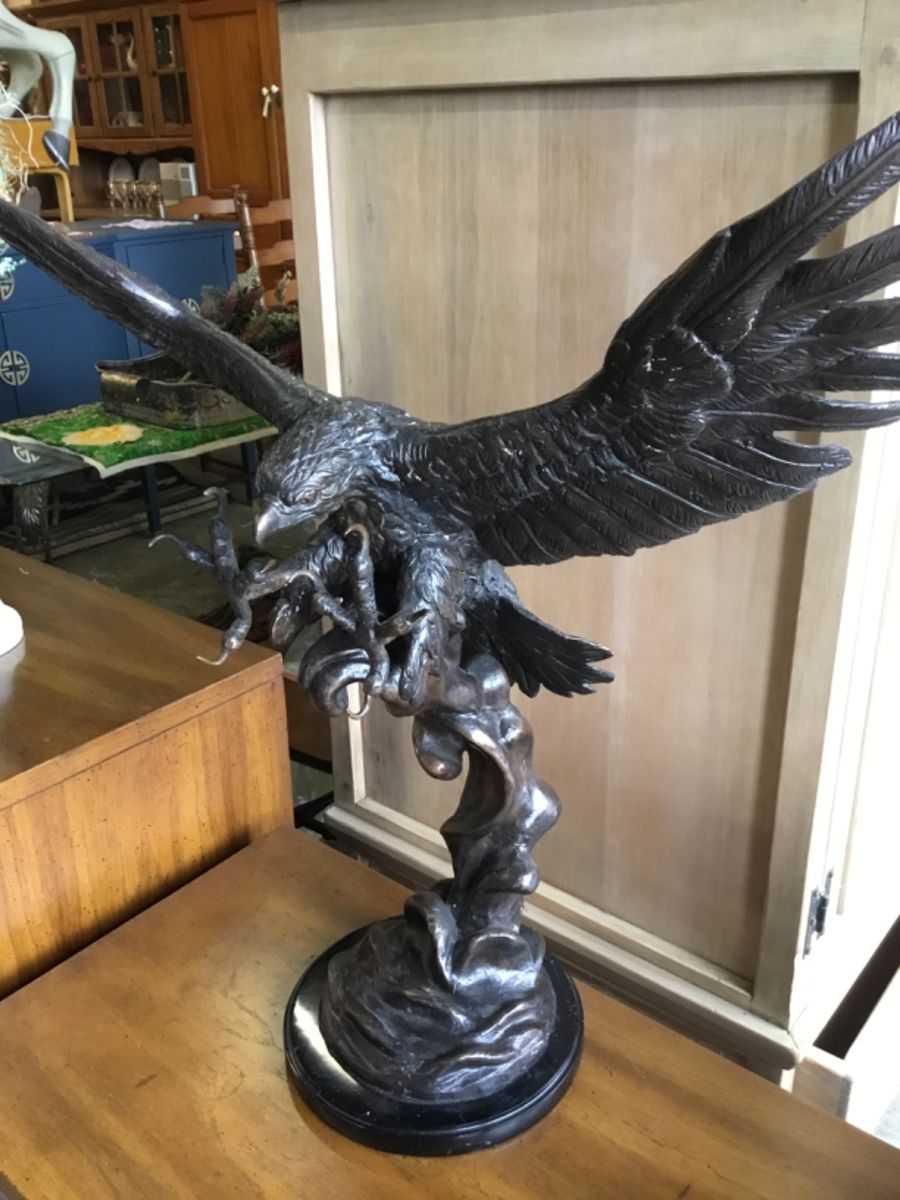 Large Bronze Eagle 