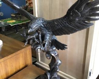 Large Bronze Eagle 