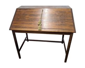 #131 • 1960's Torbjørn Afdal Style Norwegian MCM Rosewood Secretary Desk with Key
