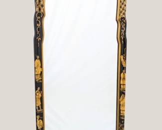 #51 • LaBarge Hand-Painted Cloisonné Mirror
