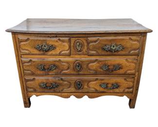 #42 • C.1760 Louis XV Walnut Provincial Commode
