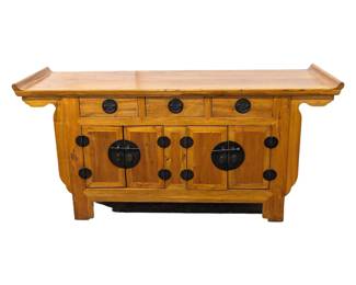#44 • Vintage Chinese Pine Sideboard
