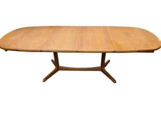 #12 • Vintage Benny Linden Danish Modern Teak Dining Room Table
