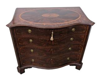 #43 • Henredon Inlaid Mahogany Chest of Drawers
