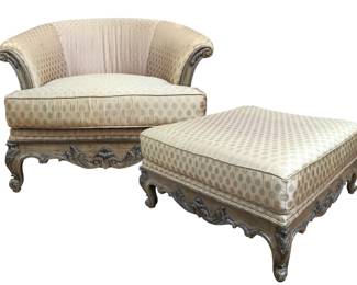 #9 • Jeffco Furniture Barrel Back Accent Chair
