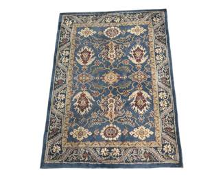 #116 • Slate Blue 7.5 Ft Oriental Style Rug
