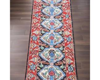 #92 • Hand-Woven Persian Flat Weave Runner 10.5 Ft Long
