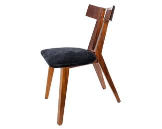 #160 • Mirak Amlash Side Chair with Black Velvet Seat
