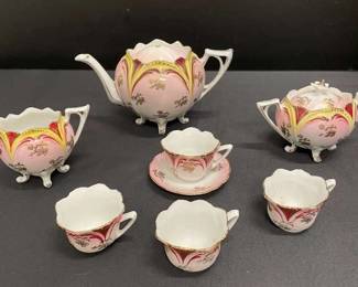 Beautiful Pink Tea Set