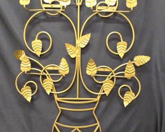 Planterthemed Metal Wall Art