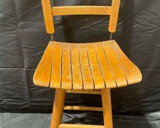 Spinning Wooden Stool