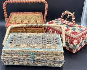 Vintage Sewing Basket Collection 