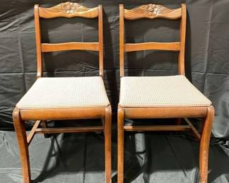 Pair of Checkered Chairs